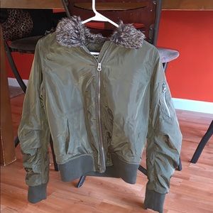 Army green jacket